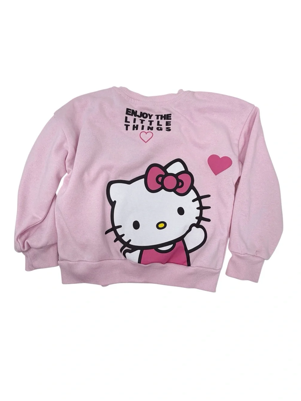 Enjoy the little things Hello Kitty Girls' Pink Graphic Sweatshirt size 5/6